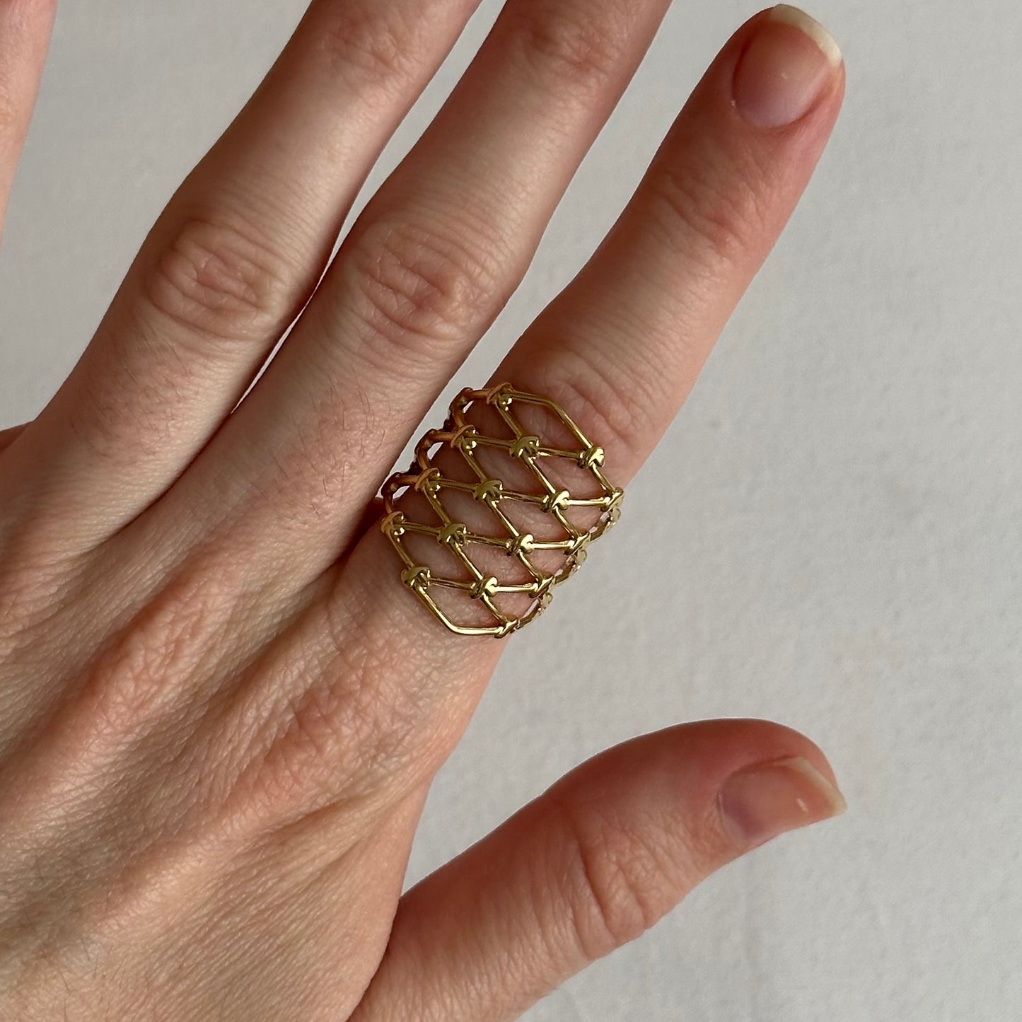Anillo Malla - Gold