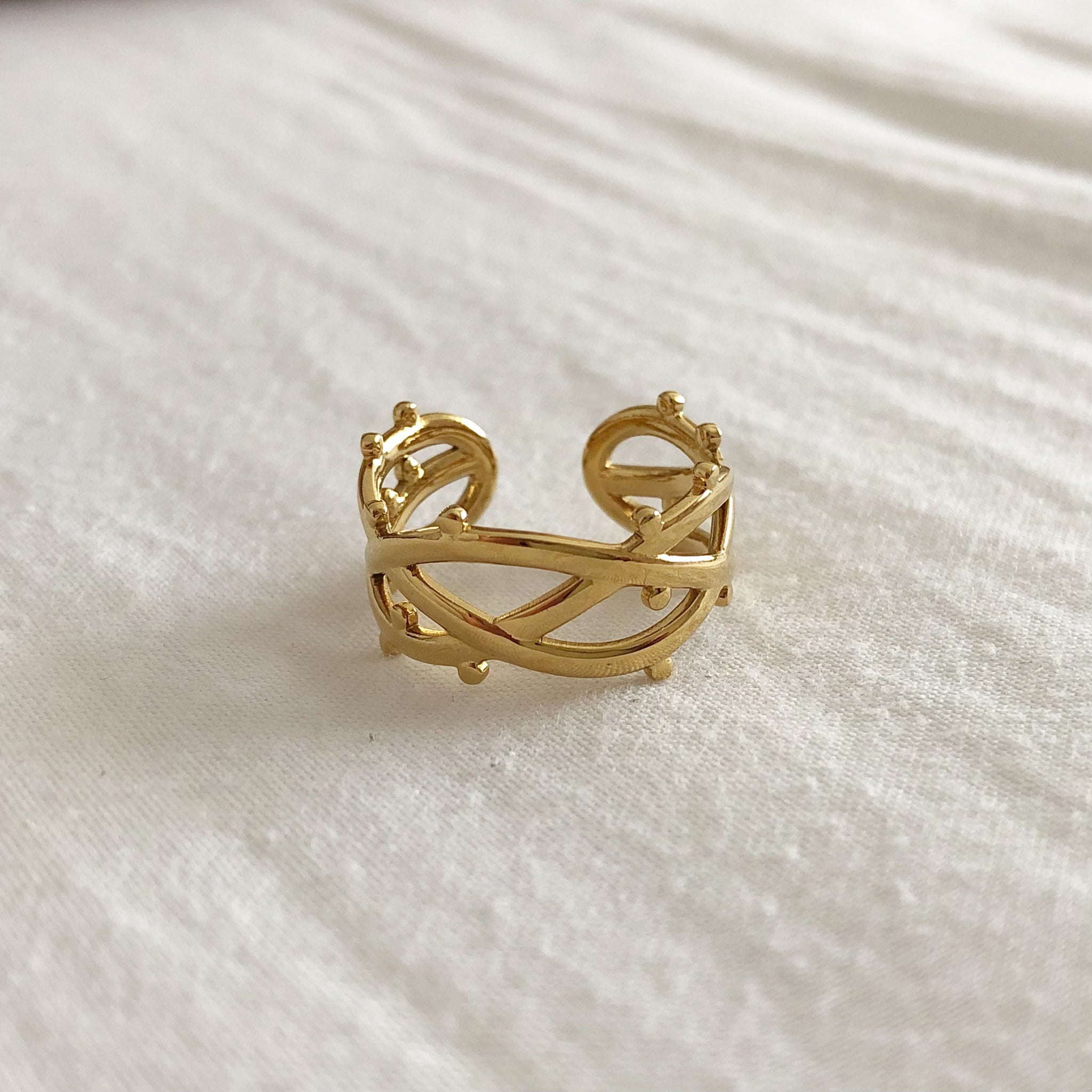 Anillo Ondas - Gold