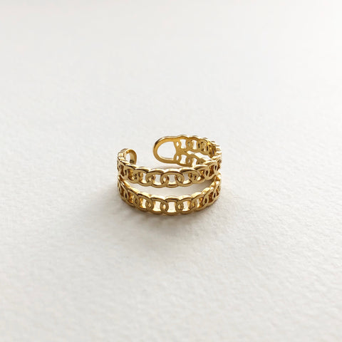 Anillo Doble - Gold