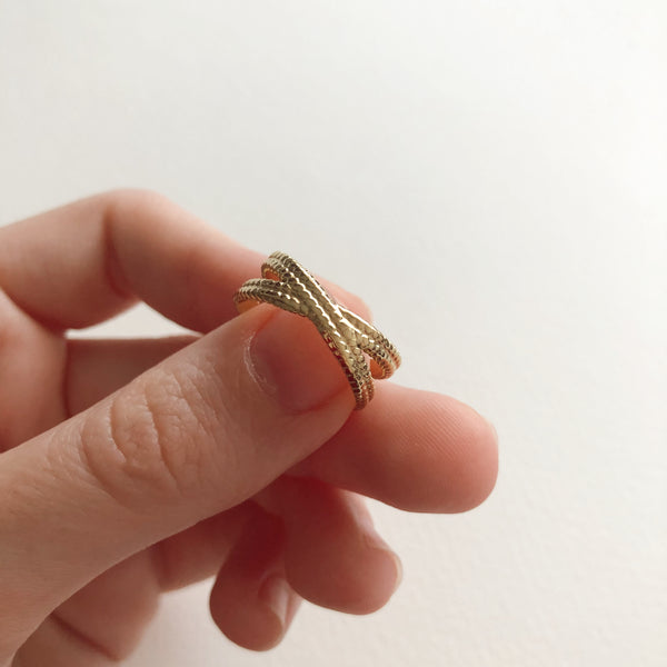 Anillo Treccia - Gold