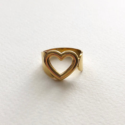 Anillo Big Heart - Gold