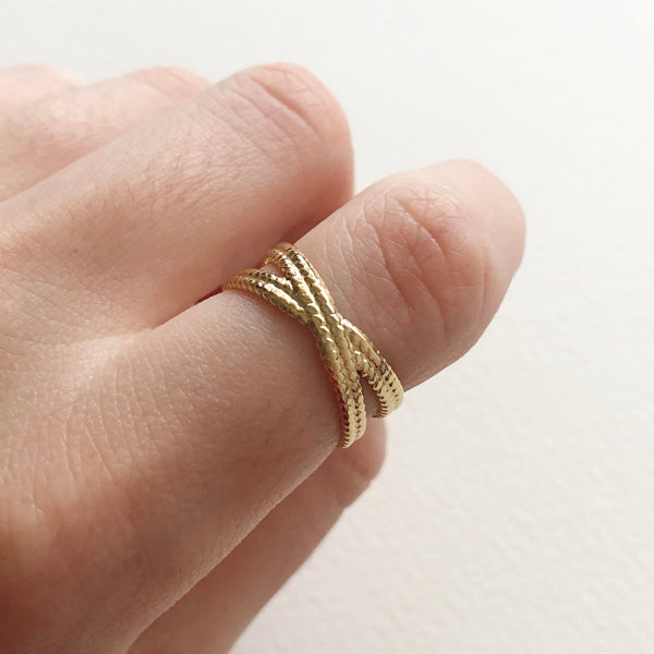 Anillo Treccia - Gold